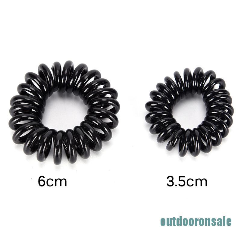 Set 10 dây cột tóc lò xo thiết kế đơn giản tiện dụng