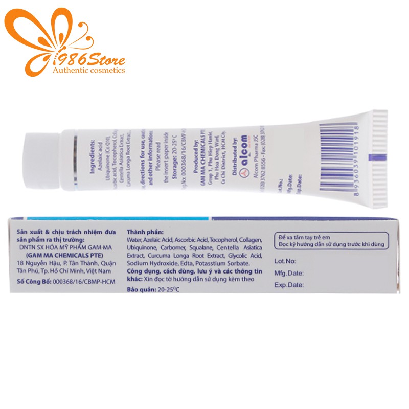 Kem Ngừa Mụn, Sẹo Thâm Derma Forte 15g