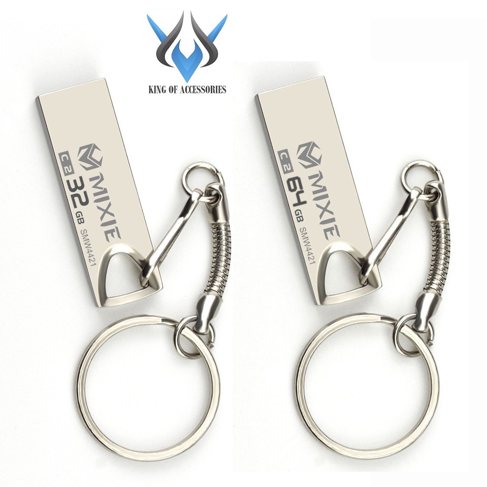 USB 2.0 Mixie C2 16GB / 32GB / 64GB - Vỏ kim loại (Bạc) - Phụ Kiện 1986