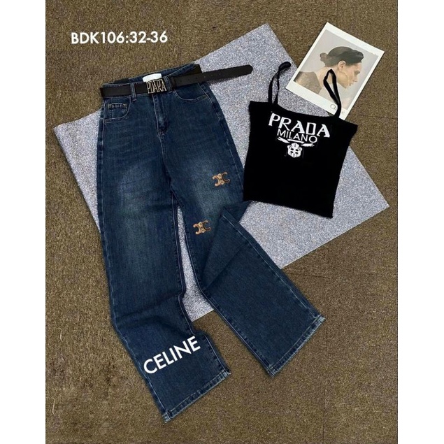 Quần jeans suông bigsize