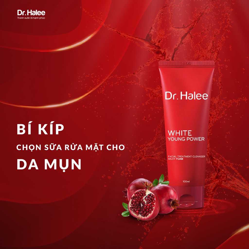 Sữa rửa mặt Dr.Halee Facial Treatment Cleanser 100ml sạch sâu dịu nhẹ cho da