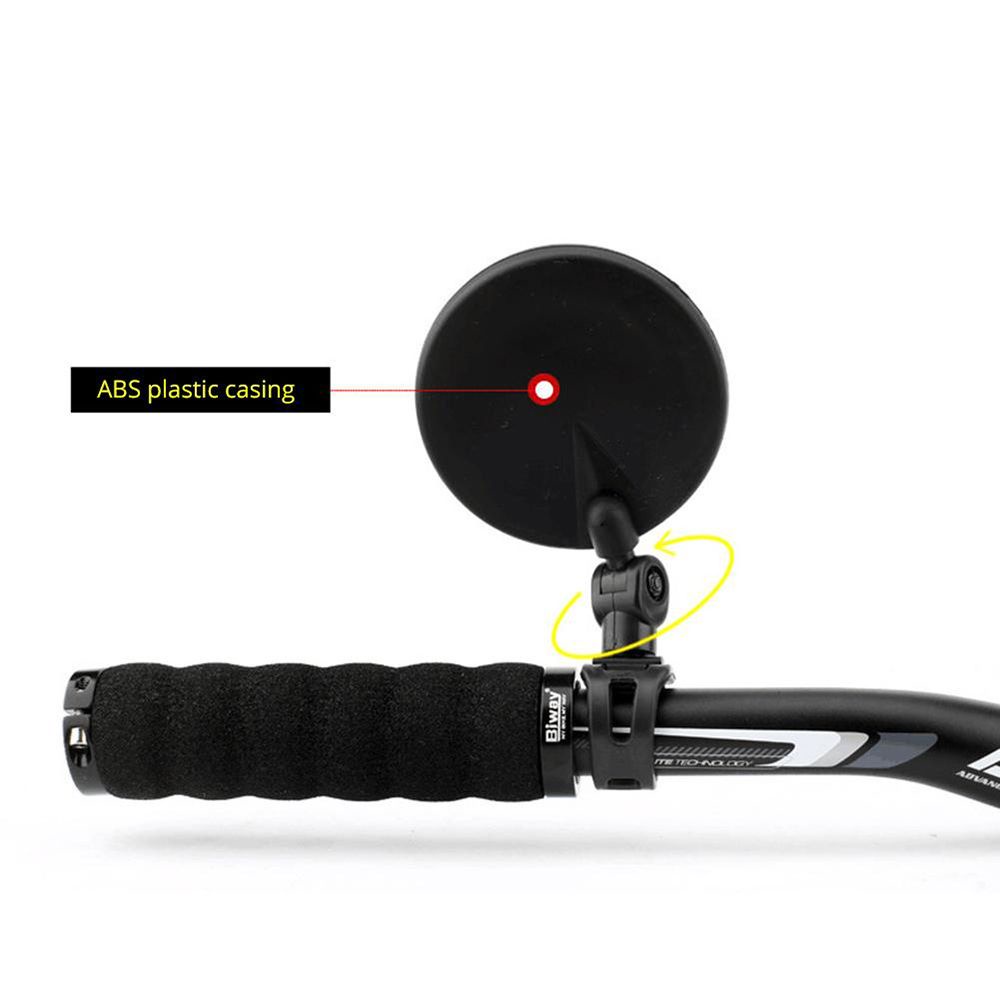 Gương Chiếu Hậu Gắn Tay Lái Xe Đạp Mtb Xoay 360 Độ Nhiều Màu Tùy Chỉnh Tiện Dụng