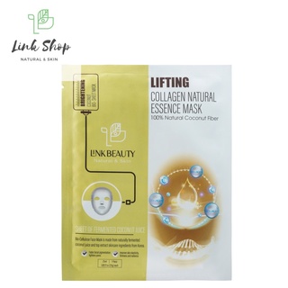 Mặt nạ sinh học biocell Link Beauty LIFTING COLLAGEN NATURAL ESSENCE MASK giúp nâng cơ, chống lão hoá