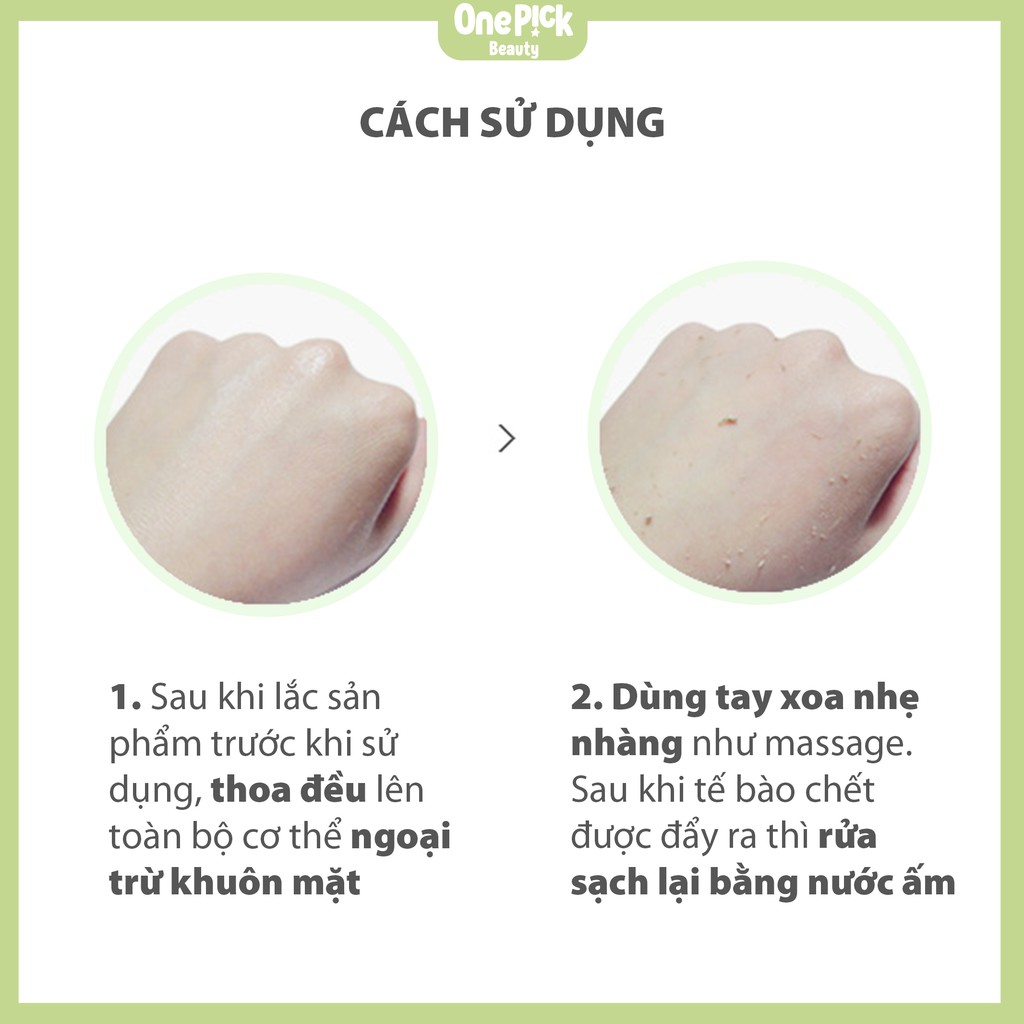 Tẩy tế bào chết toàn thân dạng xịt The Face Shop làm sạch da dịu nhẹ với thành phần tự nhiên an toàn