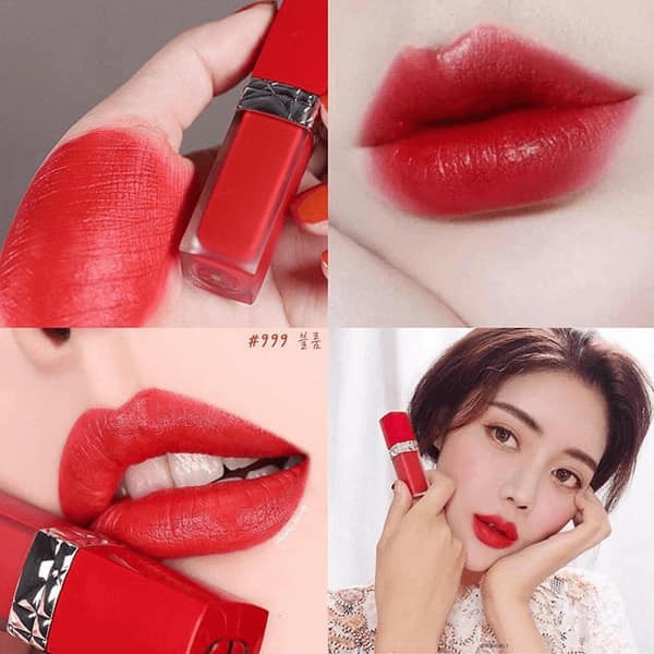 Son kem Dior Rouge Dior Ultra Liquid 999 Bloom ( đỏ tươi )