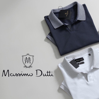 NOBITA HOME - ÁO THUN POLO MASSIMO DUTTI BÂU SỌC
