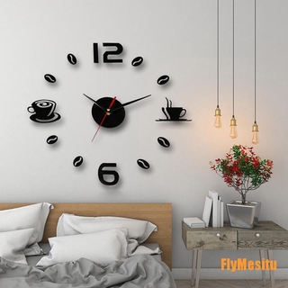 Bay❀Đồng Hồ Dán Tường 3d Tự Dính diy