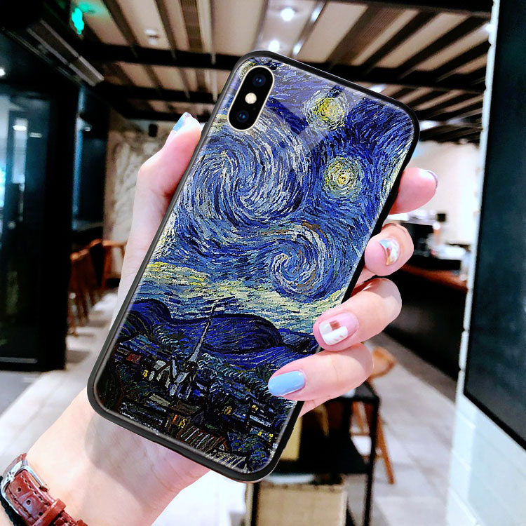 Ốp Đẹp Rẻ In Hình Van Gogh   NIXON Iphone 5S/6/6Plus/6S/6S Plus/7/7Plus/8/8Plus/X/Xs/Xs Max/11/11 Promax/12/12 Promax
