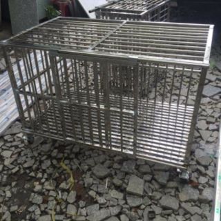 CHUỒNG CHÓ INOX 70*120*80 SHIP HỎA TỐC TPHCM