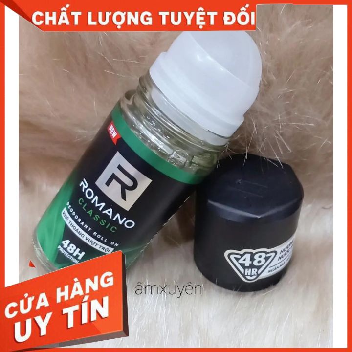 Lăn Khử Mùi ROMANO NAM 50ML _20ML cung cấp hàng 100% chính hãng  giảm tiết mồ hôi ,mùi hương nam tính giữ lâu