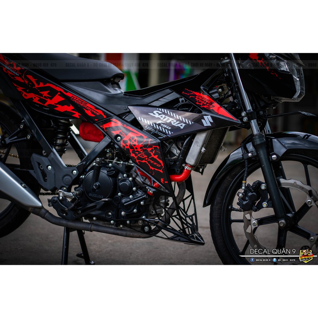 Tem rời SATRIA thiết kế đúng với  tem zin