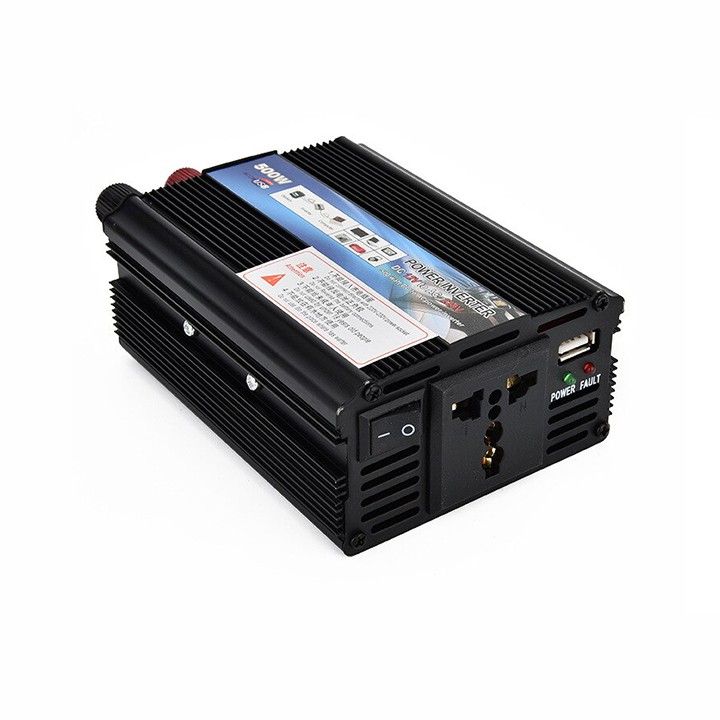 Bộ kích điện CARMAER 500W 12v lên 220v 50Hz