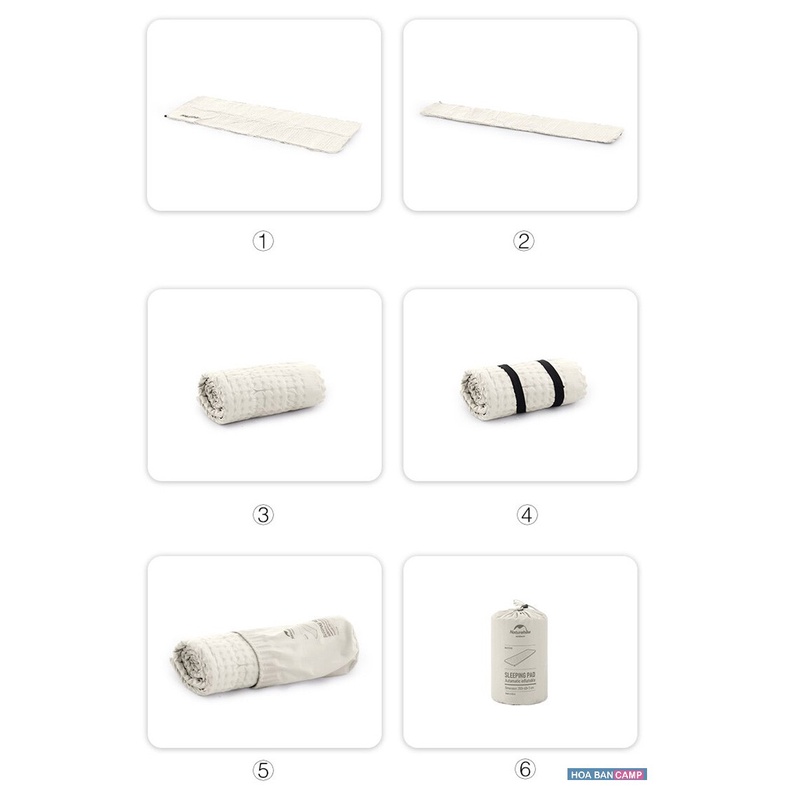 Đệm Đơn Siêu Nhẹ Tự Bơm Hơi NatureHike NH21FCD10 | 3cm