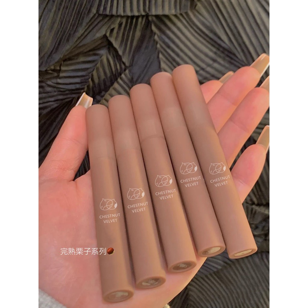 Son Kem Lì DAIMANPU CHEST NUST D48 Hạt Dẻ Tone Nâu Tây Auth Nội Địa | BigBuy360 - bigbuy360.vn