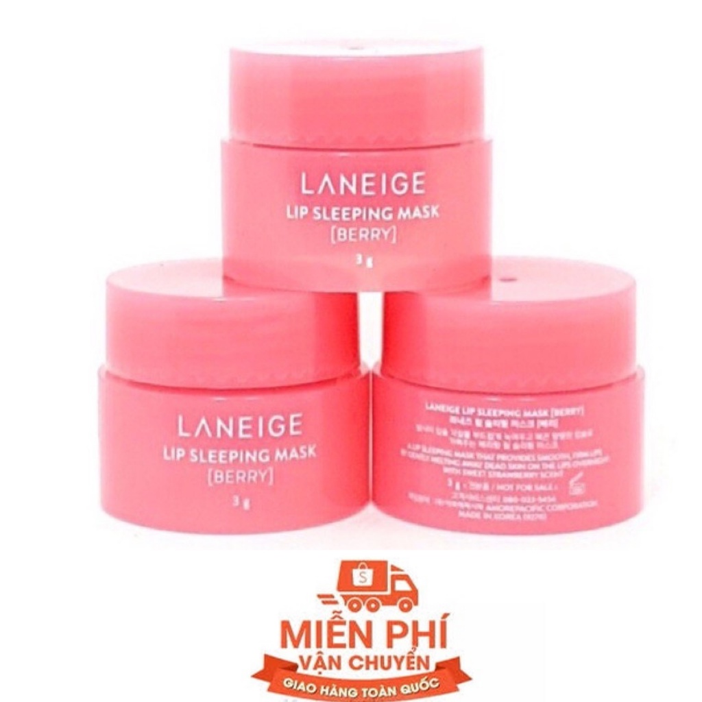 Dưỡng môi Laneige, son dưỡng mặt nạ ngủ ủ môi Laneige Lip Sleeping Mask hàn quấc chính hãng 3g,20g
