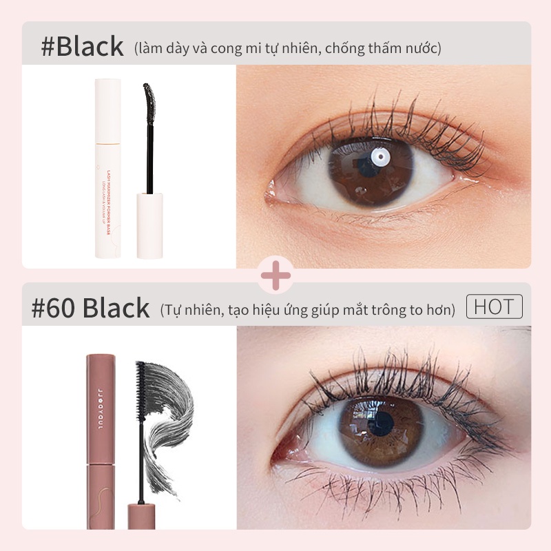 Bộ kem lót và mascara chải lông mi JUDYDOLL làm cong tự nhiên 8.5g