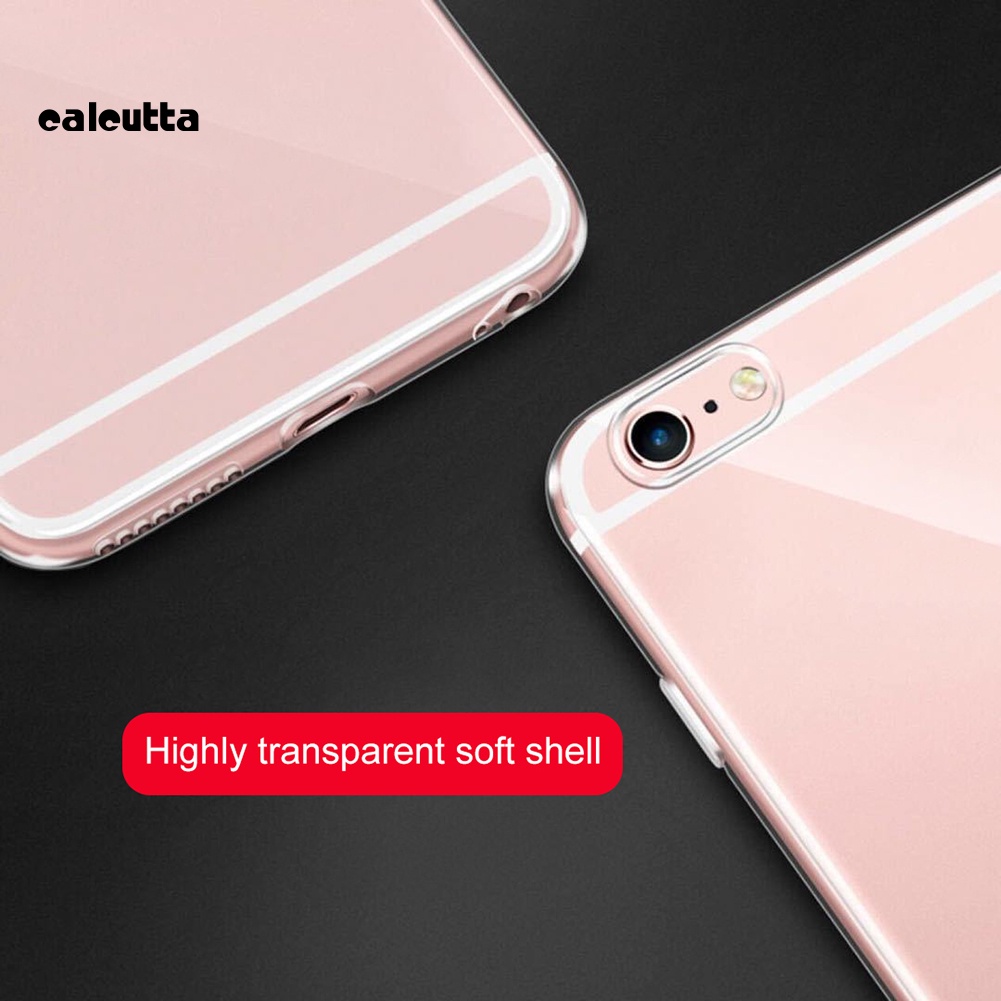 Ốp Điện Thoại TPU Siêu Mỏng Màu Trong Suốt Cho iPhone X/XS/XS Max/7/8/7P/6/6S