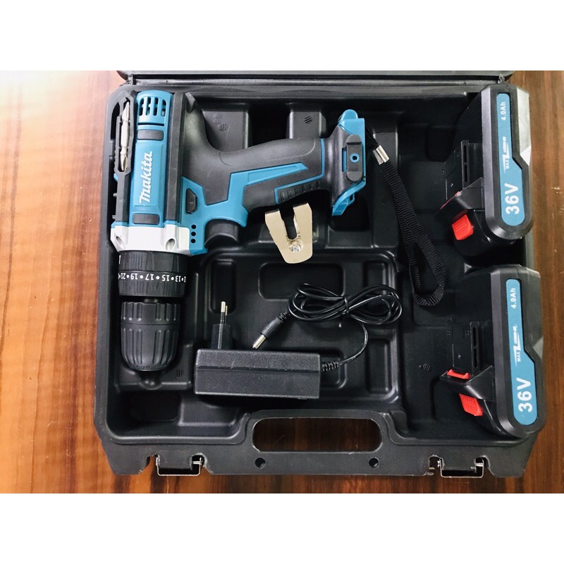 MÁY KHOAN PIN 3 CHỨC NĂNG MAKITA 36V FULL PHỤ KIỆN THẾ HỆ MỚI 2021 NEW