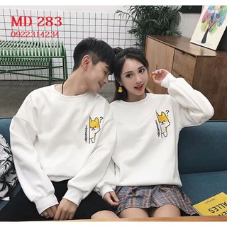 áo đôi thu đông đáng yêu bao chất đẹp