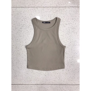 ÁO BA LỖ CROPTOP GÂN VIỀN