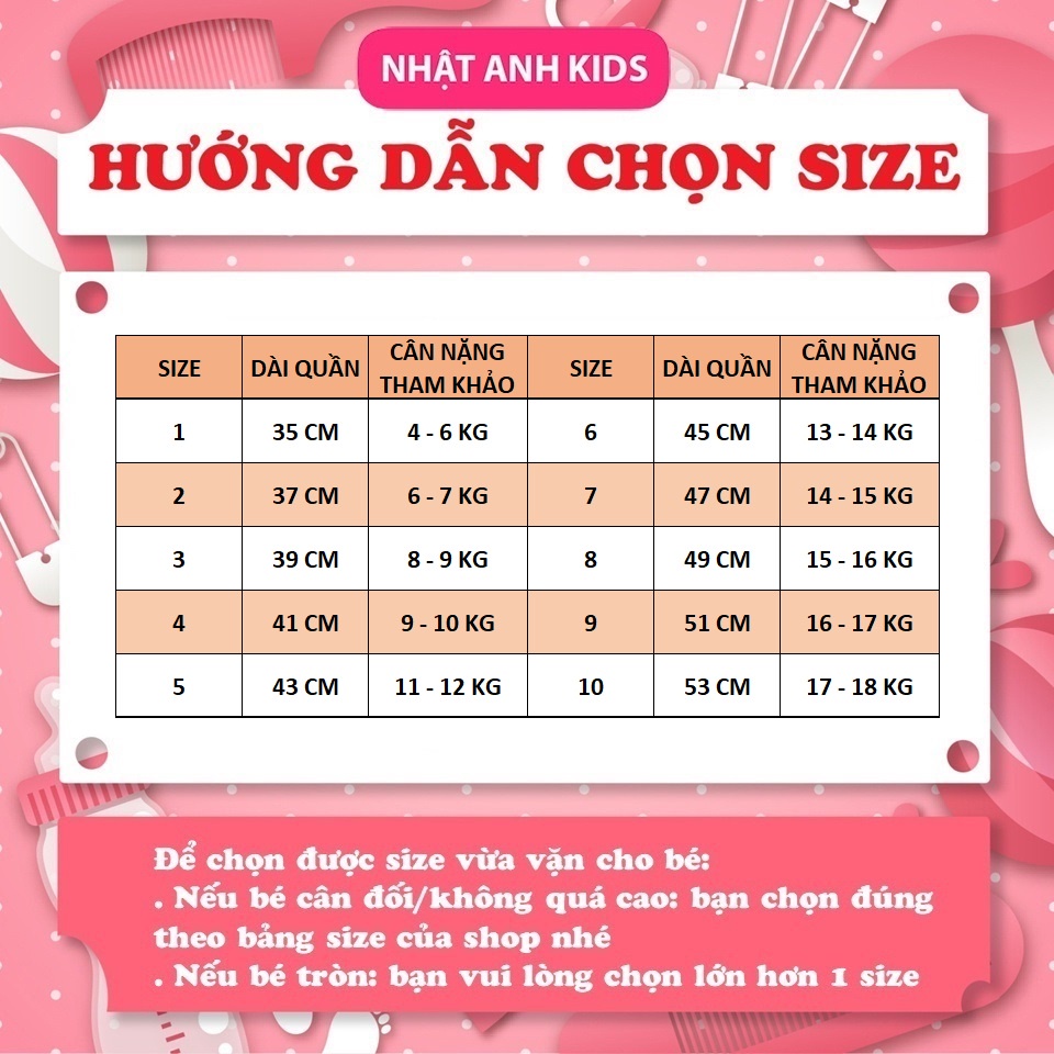 Set 5 Quần Dài chục thun lạnh KWoo 5kg - 18 kg, quần chống muỗi mềm - mịn - mát siêu đẹp cho bé trai và bé gái