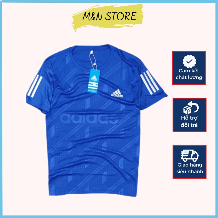 Áo thể thao, áo thun nam chất liệu thun lạnh co giãn 4 chiều