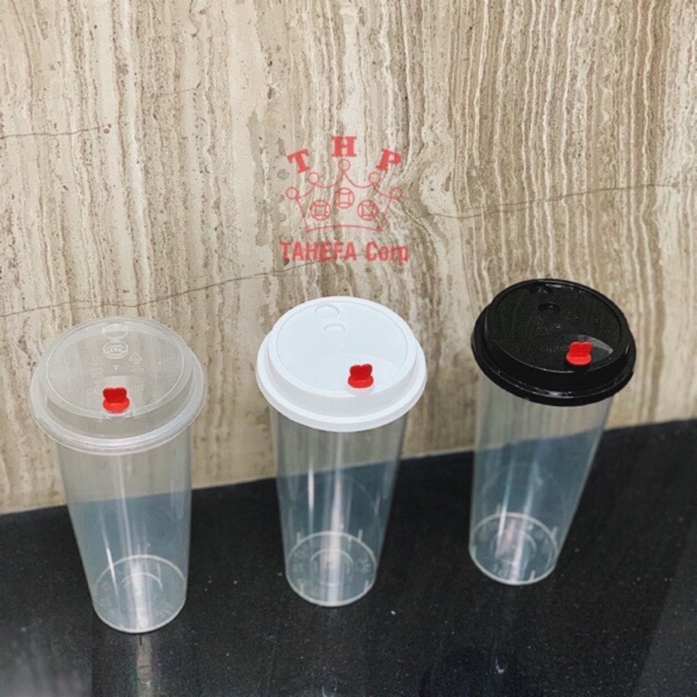 Ly trà sữa dày nắp tim 700ml (70bộ)