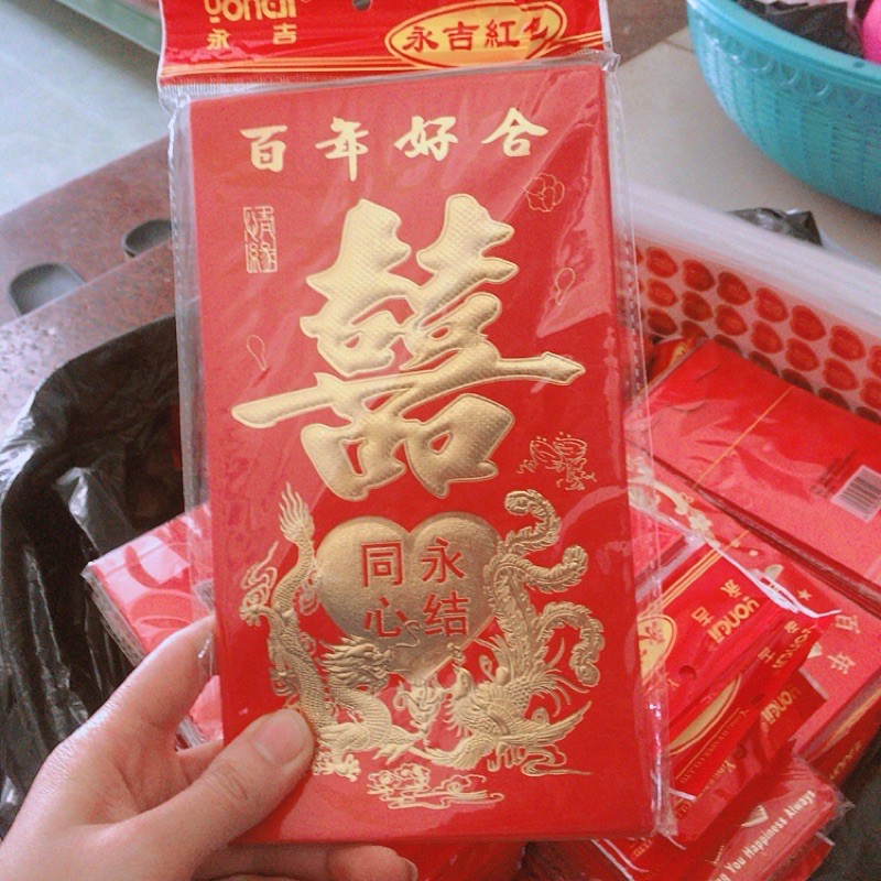Bao lì xì 🧧 nạp tài đám cưới nhà trai 7k/cái bao lớn
