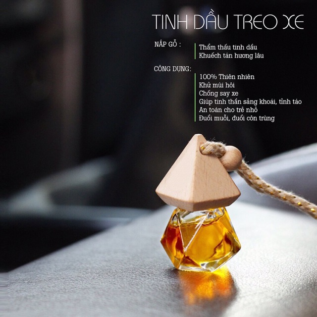 Tinh dầu bạc hà treo xe oto,treo phòng ngủ, nhà vệ sinh,tủ quần áo,xịt thơm xe