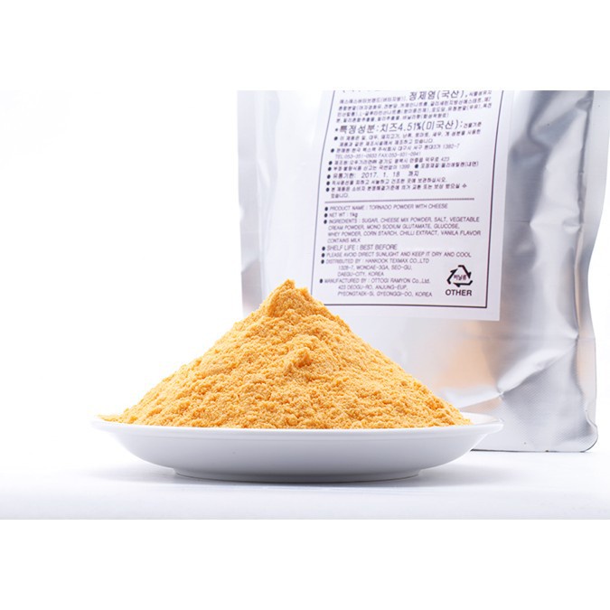 Bột Phô Mai Hàn Quốc Túi Zip 100gr - Dùng làm khoai tây lắc, khoai lang lắc, gà lắc