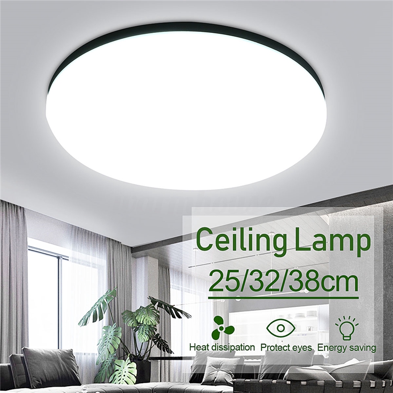 Đèn LED tròn 12W 24W 40W chiếu sáng hiện đại gắn trần phòng khách phòng ngủ