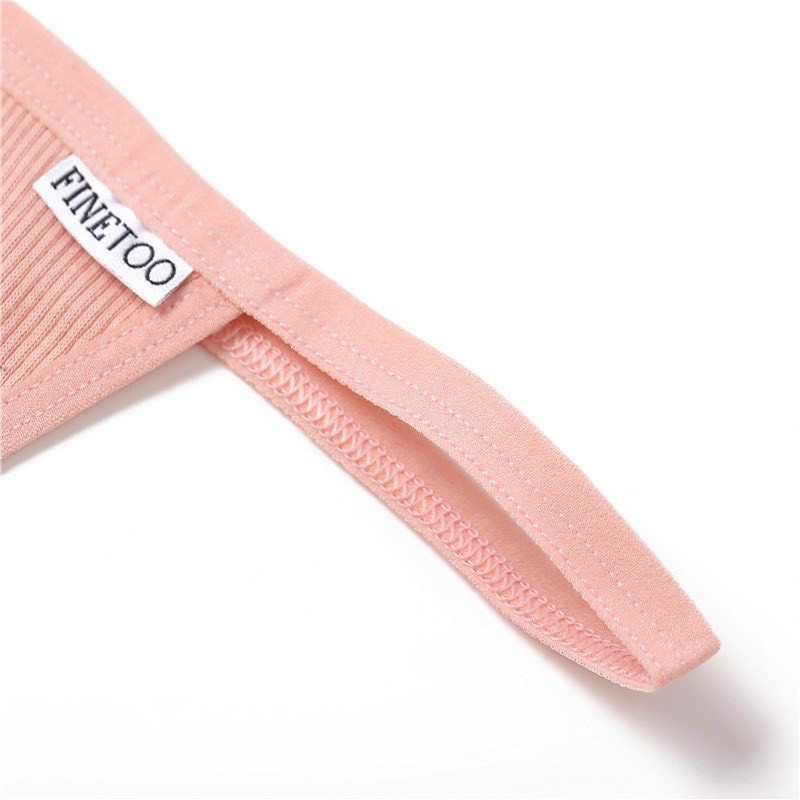 Quần Lót Lọt Khe - Quần Lót Cotton Lọt khe hai mảnh gân tăm siêu quyến rũ gợi cảm mã N234