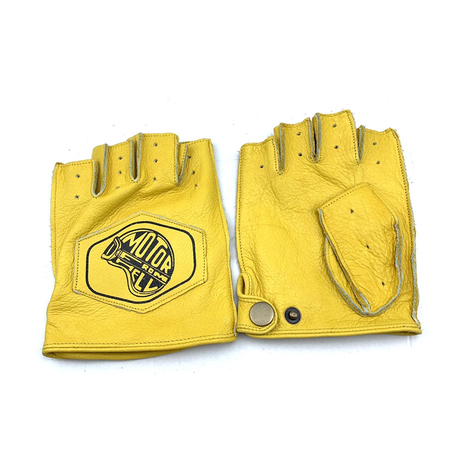 Găng Tay Da Cụt Ngón [ Motor ] Sành Điệu [ 1 Đôi ]