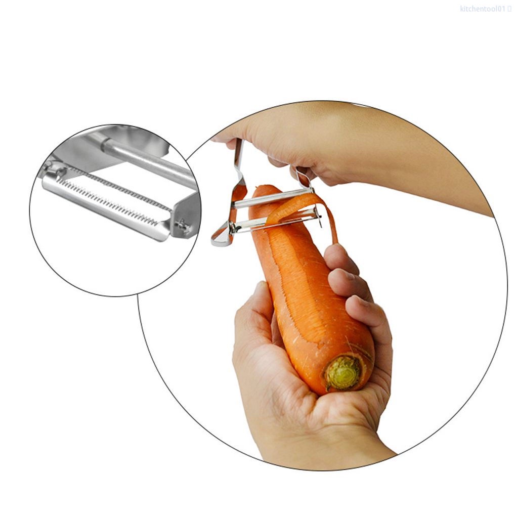 Dụng cụ gọt vỏ rau củ quả bằng thép không gỉ tiện dụng cho nhà bếp
