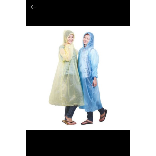 Set 50 áo mưa nylon loại dày nhiều màu