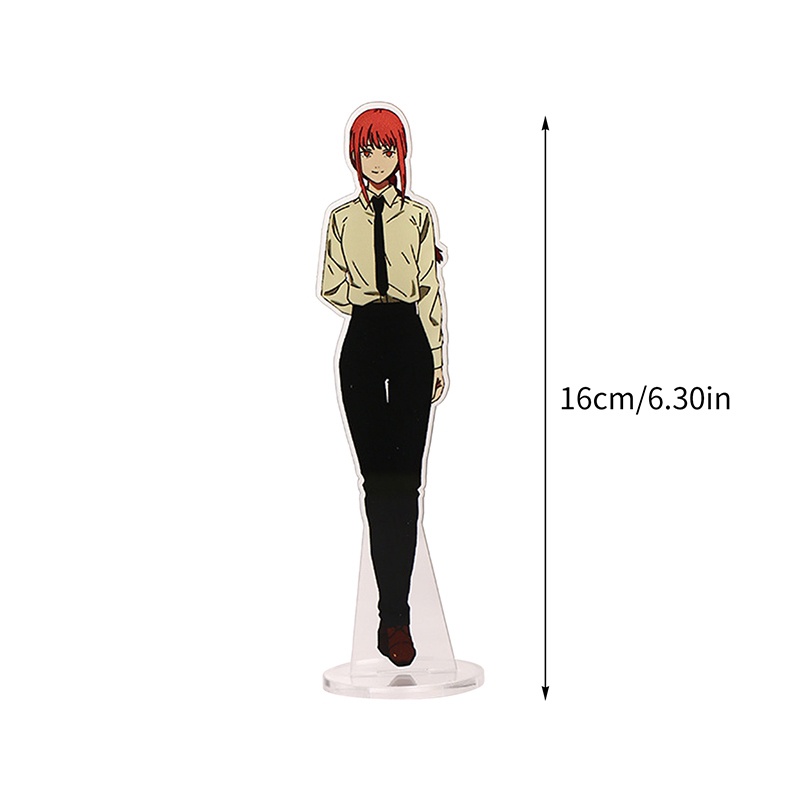 Mô Hình Nhân Vật Makima Power Denji Hayakawa Aki Hai Mặt 15CM Chân Đứng Bằng Acrylic