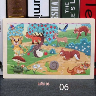 Tranh Ghép Gỗ 24 Miếng