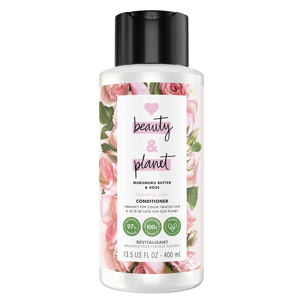 Dầu xả thiên nhiên Love Beauty and Planet 100% Biodegradable Conditioner 400ml