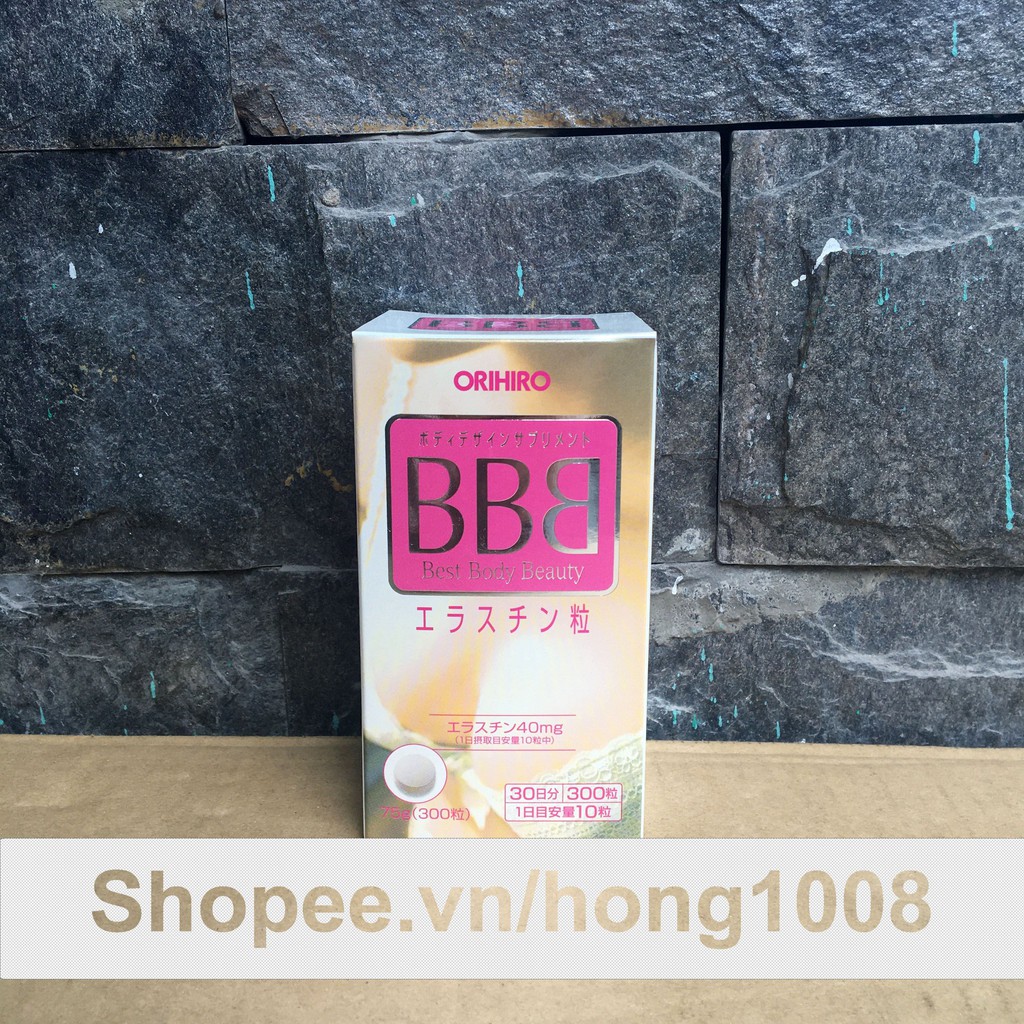 [Mã 66FMCGSALE hoàn 8% xu đơn 500K] Viên uống Orihiro BBB 300 viên Giúp Nở Ngực Săn Chắc Ngực Best Beauty Body | WebRaoVat - webraovat.net.vn