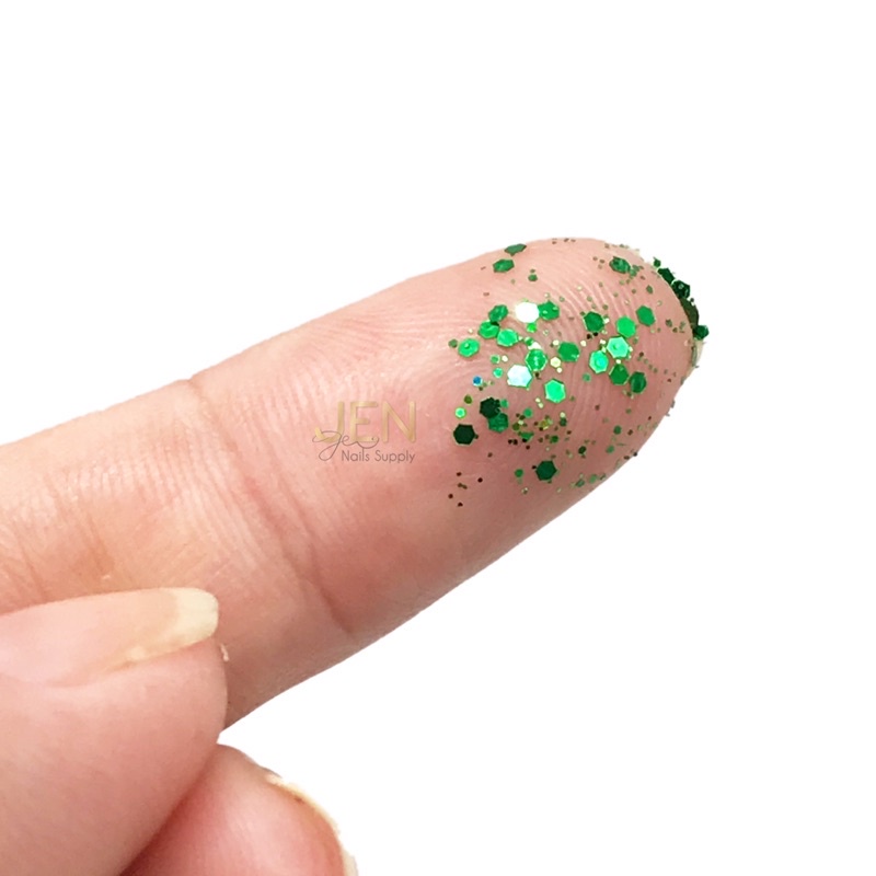 Nhũ kim tuyến set 12 màu-phụ kiện nail móng