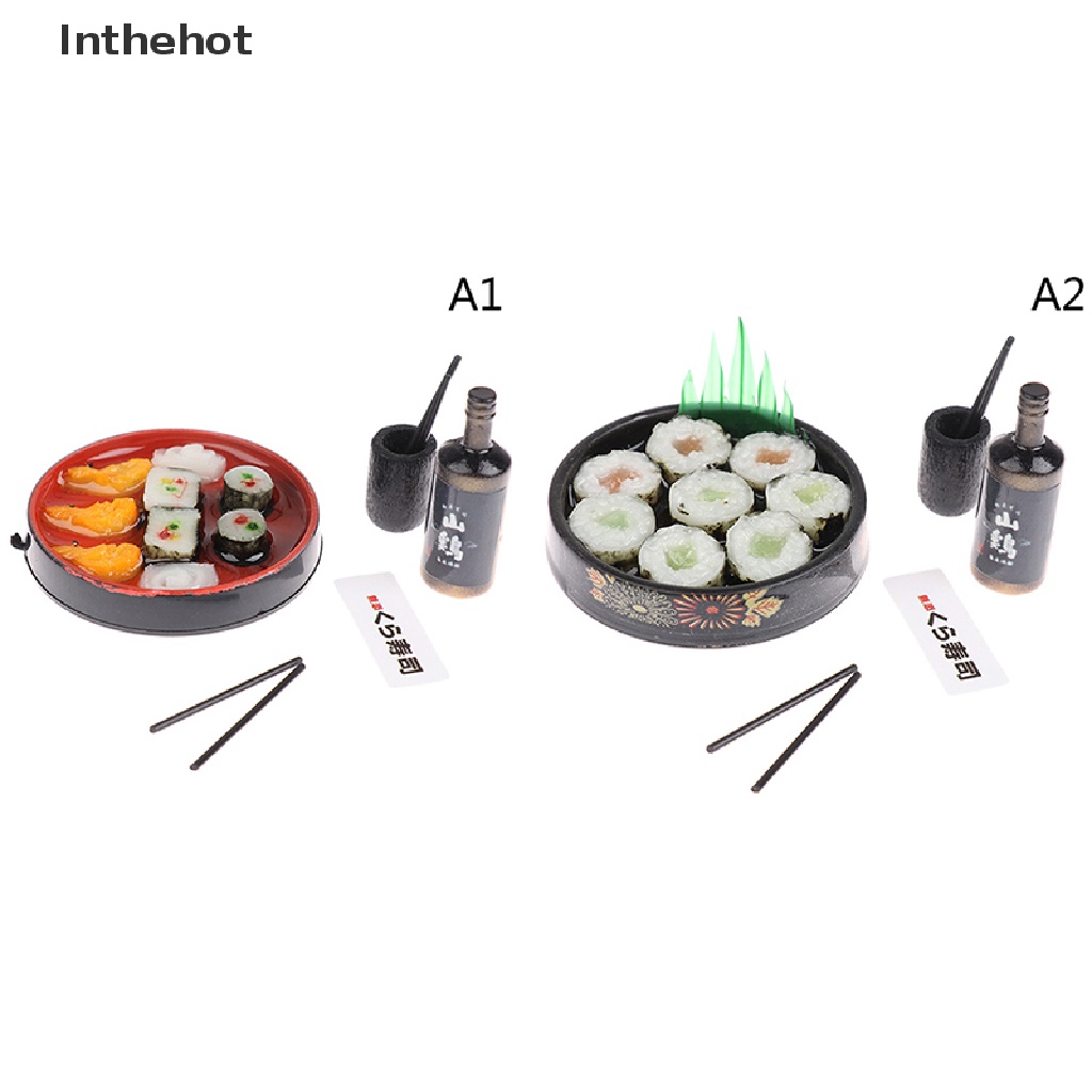 Mô Hình Hộp Cơm sushi mini Trang Trí Nhà Búp Bê