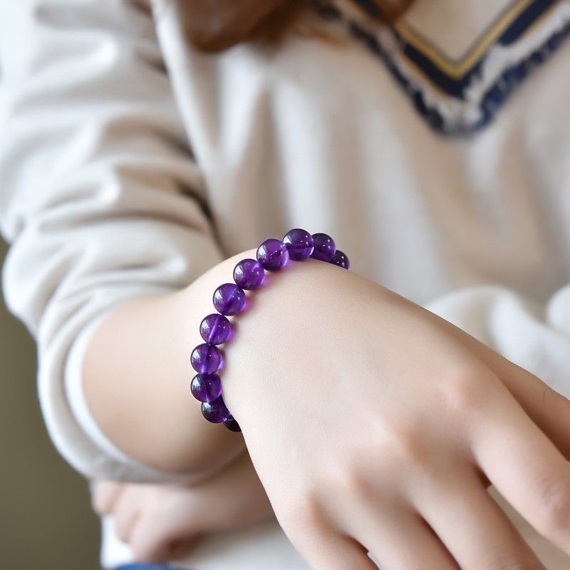 [VIP 5A] - Chuỗi Vòng T.A Tím Phong Thủy Mạng THỔ và HỎA size 10 mm - Phong Thủy Thành Đô | BigBuy360 - bigbuy360.vn