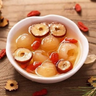 Trà táo đỏ ( cắt lát ), nhãn lồng, kì tử ( Bịch 30g ). Date 2023.