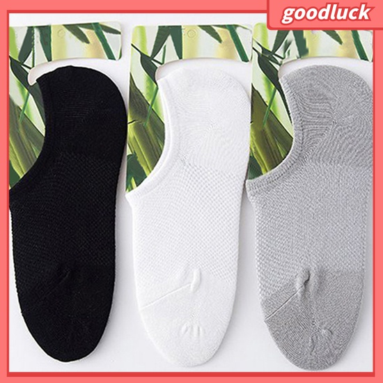 Set 6 Đôi Vớ Cổ Thấp Bằng Sợi Tre Dành Cho Nam Nữ