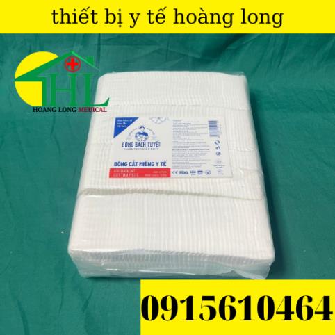 Bông Y Tế Cắt Miếng 1kg - Lau Rửa Mặt - Vệ Sinh Baby
