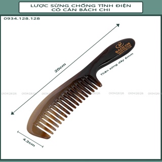 Lược sừng chải tóc không tĩnh điện - chống gãy rụng tóc, massage da đầu