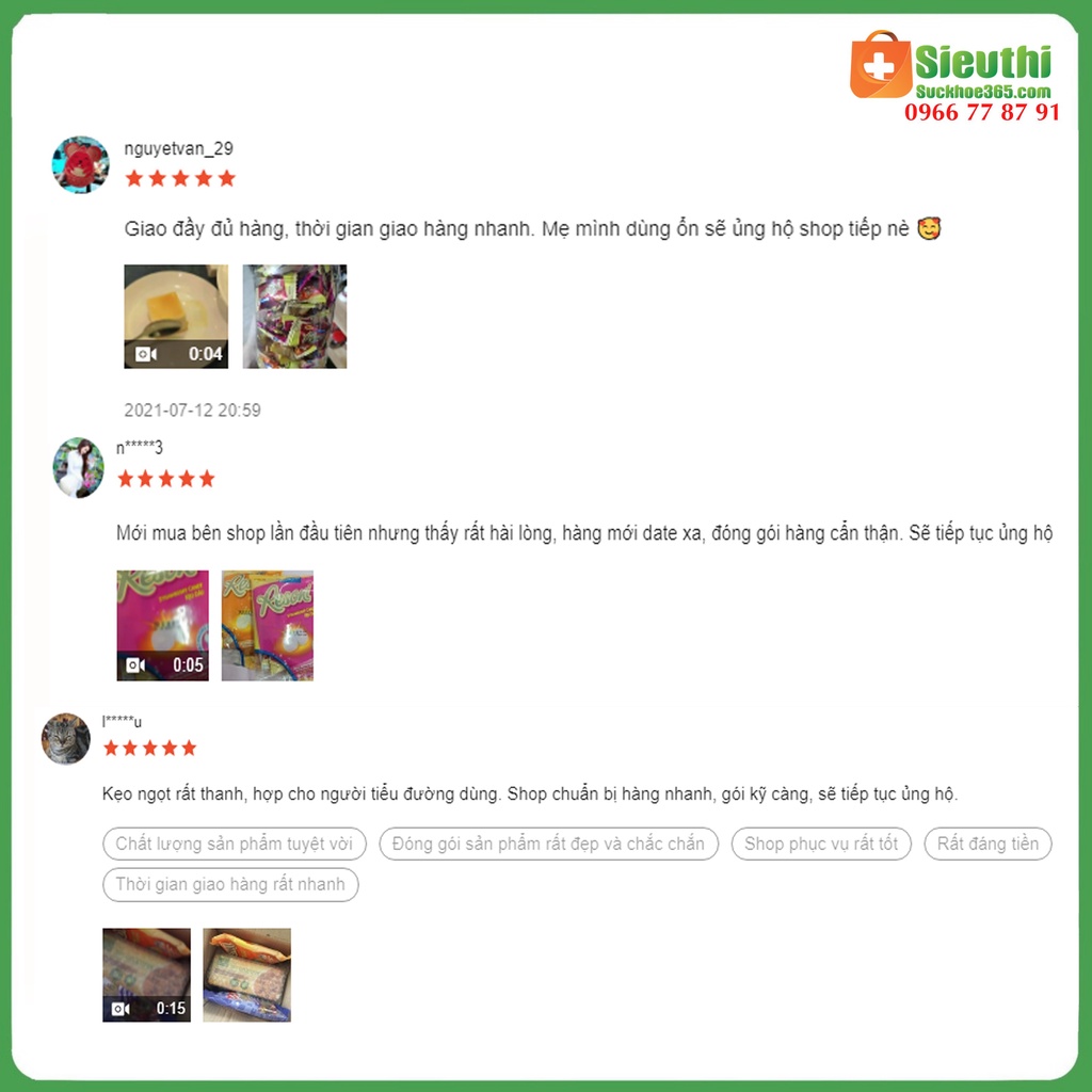 Combo 10 hộp Kẹo Gừng Resoni không đường cho người tiểu đường ăn kiêng Siêu Thị Sức Khoẻ 365