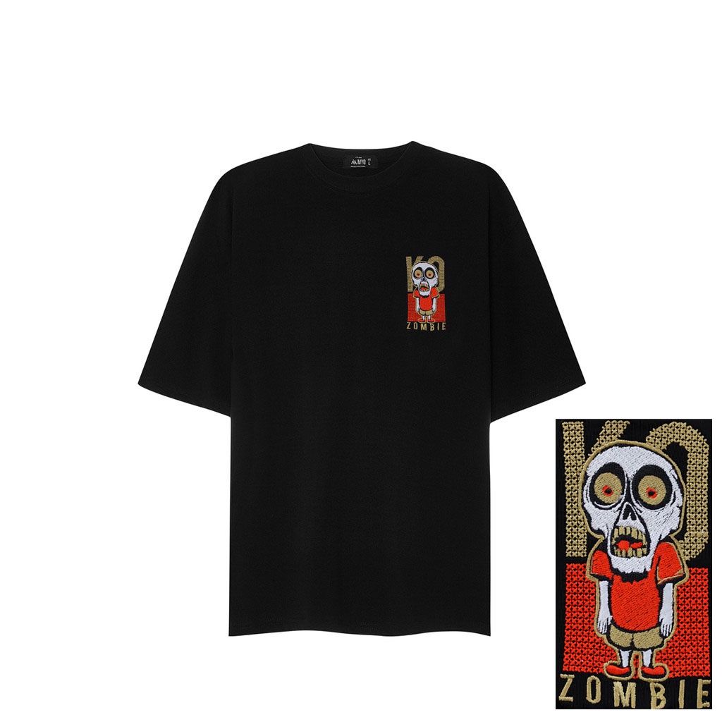 Áo Thun Nam Hàng Hiệu MYO Vải Cotton Thêu Zombie KO