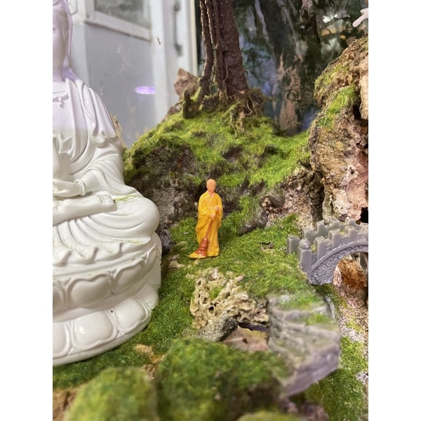 Cầu dáng vòng siêu mini - trang trí tiểu cảnh, bán cạn, hồ cá, non bộ