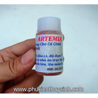 Artemia dạng bột sấy khô-dùng cho cá con mới đẻ